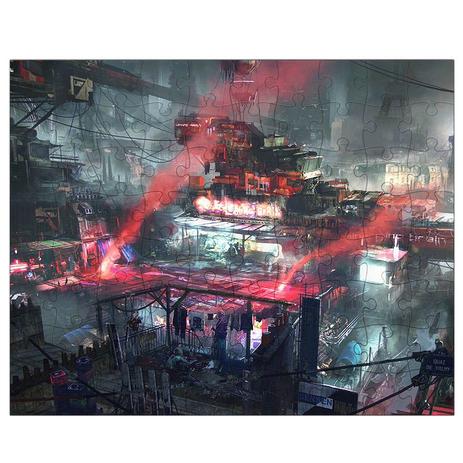 Quebra-Cabeça Personalizado 90 Peças - 20 cm x 30 cm Cidade Futura (BD30) - Skin t18 Menor preço em Quebra-Cabeça Personalizado 90 Peças - 20 cm x 30 cm Cidade Futura (BD30) - Skin t18