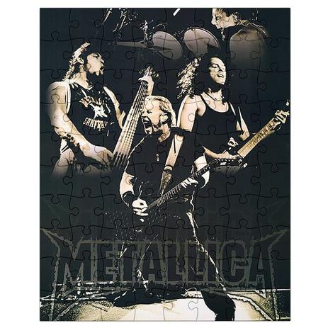 Menor preço em Quebra-Cabeça Personalizado 90 Peças - 30 cm x 20 cm Metallica (BD30) - Skin t18