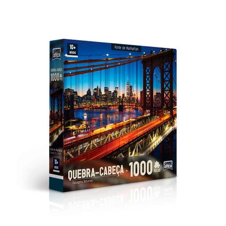 Quebra Cabeça Ponte de Manhattan - Toyster Menor preço em Quebra Cabeça Ponte de Manhattan - Toyster