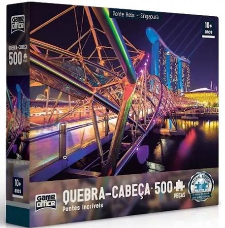 Quebra Cabeça Pontes Incriveis Ponte Helix 500 Peças Toyster Menor preço em Quebra Cabeça Pontes Incriveis Ponte Helix 500 Peças Toyster