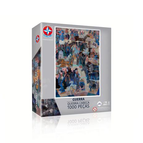 Quebra-Cabeça Portinari 1000 Peças Guerra - Estrela Menor preço em Quebra-Cabeça Portinari 1000 Peças Guerra - Estrela