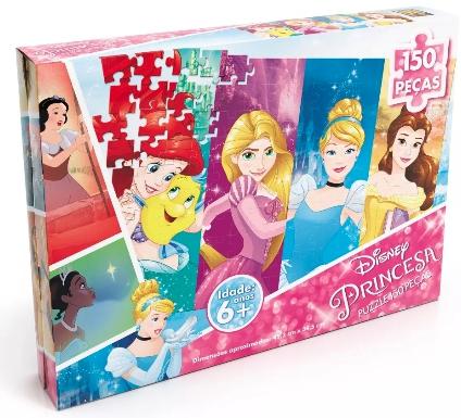 Quebra Cabeça Princesas 150 Peças - Grow Menor preço em Quebra Cabeça Princesas 150 Peças - Grow