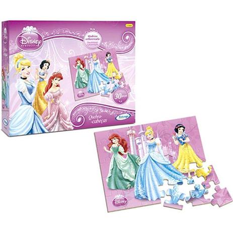 Quebra Cabeca Princesas Disney 1895.4 Xalingo Menor preço em Quebra Cabeca Princesas Disney 1895.4 Xalingo