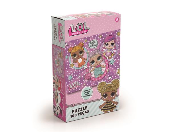 Quebra-Cabeça Puzzle 100 Peças - LOL - Grow Menor preço em Quebra-Cabeça Puzzle 100 Peças - LOL - Grow