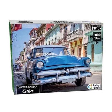 Quebra Cabeça Puzzle 1000 Peças Cuba 10759 - Pais e Filhos - Pais & Filhos Menor preço em Quebra Cabeça Puzzle 1000 Peças Cuba 10759 - Pais e Filhos - Pais & Filhos