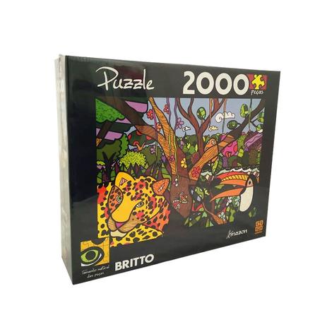 Quebra cabeça puzzle 2000 peças amazon - grow Menor preço em Quebra cabeça puzzle 2000 peças amazon - grow