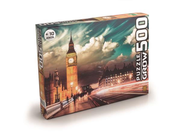 Quebra-Cabeça Puzzle 500 Peças - Londres - Grow Menor preço em Quebra-Cabeça Puzzle 500 Peças - Londres - Grow