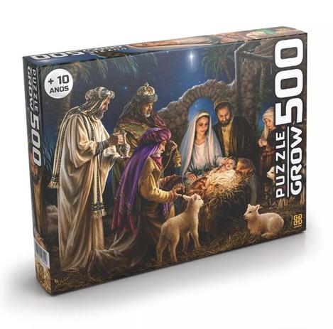 Quebra Cabeça Puzzle 500 Peças Noite De Luz Grow Menor preço em Quebra Cabeça Puzzle 500 Peças Noite De Luz Grow