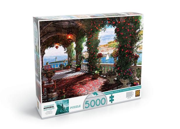 Quebra-Cabeça Puzzle 5000 Peças - Tarde Na Varanda - Grow é boa?