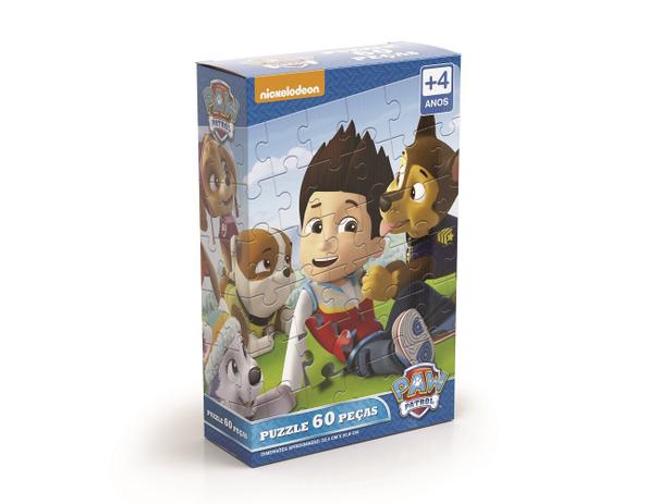 Quebra-Cabeça Puzzle 60 Peças - Patrulha Canina - Grow Menor preço em Quebra-Cabeça Puzzle 60 Peças - Patrulha Canina - Grow