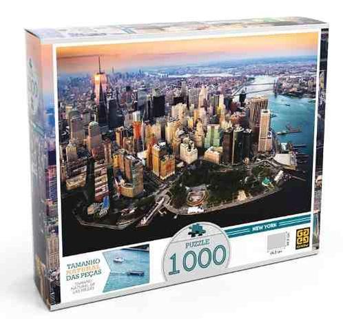 Quebra Cabeça Puzzle Grow 1000 New York Peças Original Menor preço em Quebra Cabeça Puzzle Grow 1000 New York Peças Original