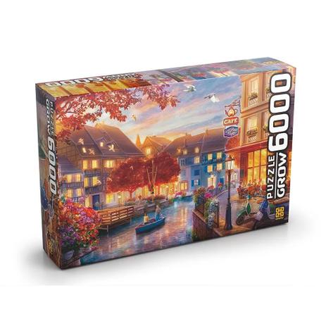 Quebra Cabeça Puzzle Le Petit Cafe 6000 Peças Grow 03465 Menor preço em Quebra Cabeça Puzzle Le Petit Cafe 6000 Peças Grow 03465
