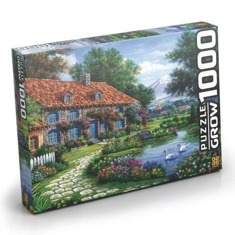 Quebra Cabeça Puzzle Recanto dos Cisnes 1000 Peças - Grow Menor preço em Quebra Cabeça Puzzle Recanto dos Cisnes 1000 Peças - Grow