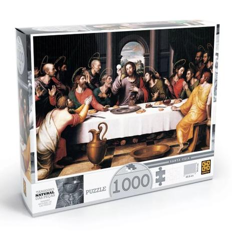 Quebra Cabeça Puzzle Santa Ceia 1000 Peças - Grow é ruim? Quebra Cabeça Puzzle Santa Ceia 1000 Peças - Grow é boa?