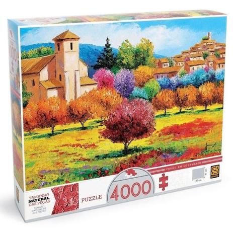 Quebra-cabeça Puzzle Verão Em Lourmarin 4000 Peças 3253 - Grow Menor preço em Quebra-cabeça Puzzle Verão Em Lourmarin 4000 Peças 3253 - Grow