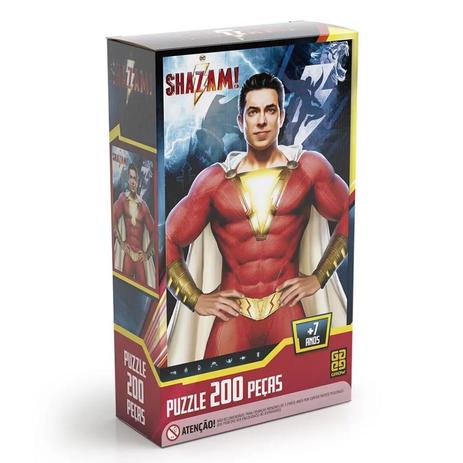 Quebra-Cabeça Shazam 200 Pçs - Grow Menor preço em Quebra-Cabeça Shazam 200 Pçs - Grow