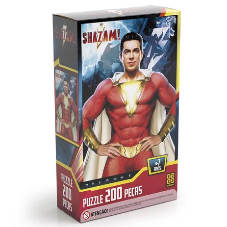 Quebra-Cabeça - Shazam - DC Comics - 200 Peças - Grow Menor preço em Quebra-Cabeça - Shazam - DC Comics - 200 Peças - Grow