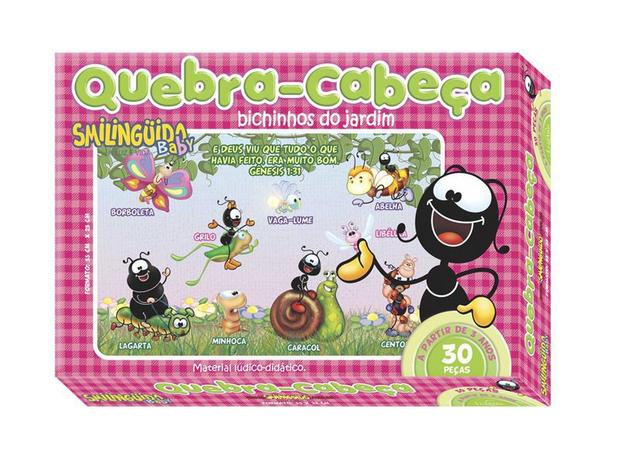 Quebra-Cabeça Smilingüido Baby - Bichinhos do Jardim - Luz e vida Menor preço em Quebra-Cabeça Smilingüido Baby - Bichinhos do Jardim - Luz e vida