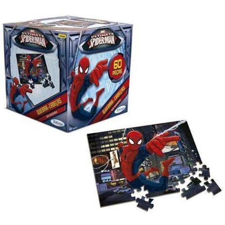 Quebra-Cabeça Spider-Man Ultimate 60 Peças - Xalingo Menor preço em Quebra-Cabeça Spider-Man Ultimate 60 Peças - Xalingo
