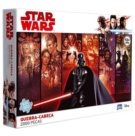 Quebra Cabeça Star Wars 2000 Peças Toyster Menor preço em Quebra Cabeça Star Wars 2000 Peças Toyster