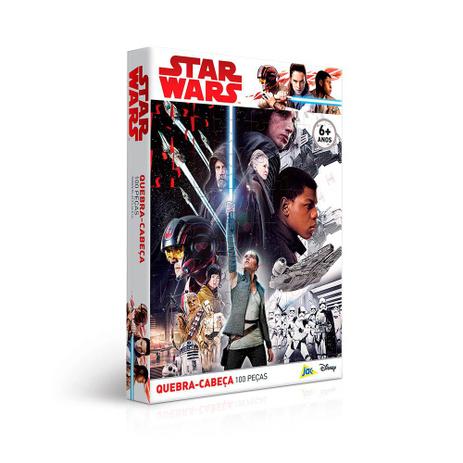 Quebra Cabeça Star Wars Episódio VII 100 Peças Toyster Menor preço em Quebra Cabeça Star Wars Episódio VII 100 Peças Toyster