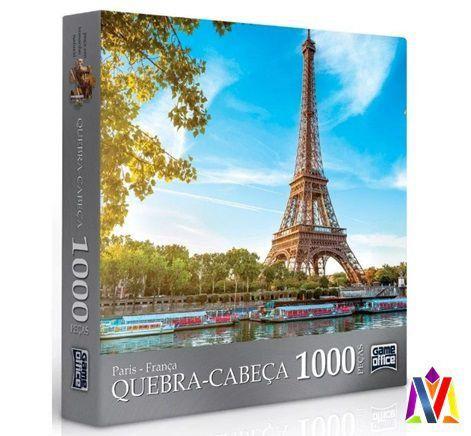 Quebra Cabeça Torre Eiffel Paris França 1000 Peças - Game office Menor preço em Quebra Cabeça Torre Eiffel Paris França 1000 Peças - Game office