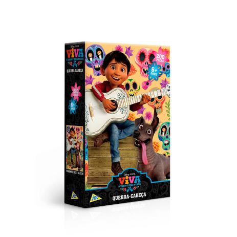 Quebra Cabeça Viva a Vida é Uma Festa 200 Peças Toyster Menor preço em Quebra Cabeça Viva a Vida é Uma Festa 200 Peças Toyster
