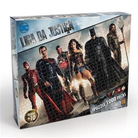 Quebra Cabeças 1000 peças Liga da Justiça - Grow Menor preço em Quebra Cabeças 1000 peças Liga da Justiça - Grow