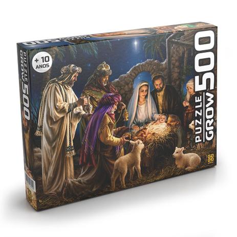 Quebra-cabeças Puzzle 500 Peças Noite De Luz Grow Menor preço em Quebra-cabeças Puzzle 500 Peças Noite De Luz Grow