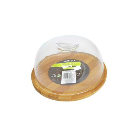 Queijeira Redonda Em Bambu 18 Cm 53834 - Batiki Menor preço em Queijeira Redonda Em Bambu 18 Cm 53834 - Batiki