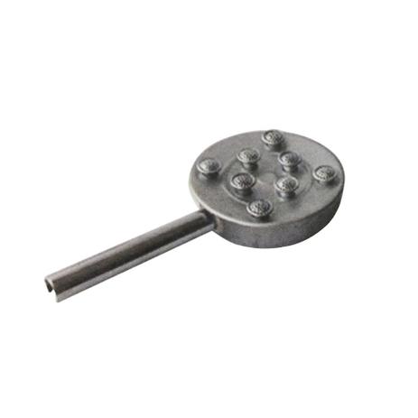 Queimador Com Mangueira Alta Pressao 8 Caulins a Gas 23,5 Cm - Metalfer Menor preço em Queimador Com Mangueira Alta Pressao 8 Caulins a Gas 23,5 Cm - Metalfer