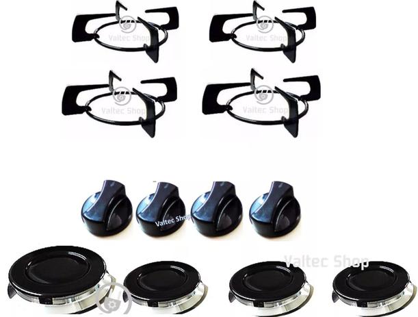 Queimador + Espalhador + Botão + Grade Fogão Cooktop Fischer 4 Bocas Original é boa?