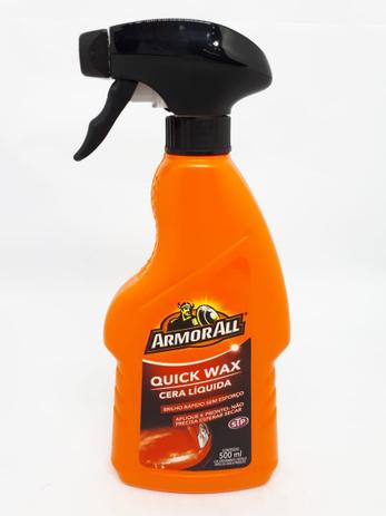 Quick wax cera líquida 500ml armor all Menor preço em Quick wax cera líquida 500ml armor all