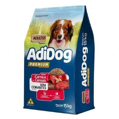 Ração Adidog Premium Cães Adultos Carne 15 Kg - Outros Pets Magazine Luiza