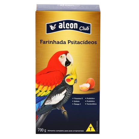 Ração Alcon Club Farinhada Psitacídeos 700g Menor preço em Ração Alcon Club Farinhada Psitacídeos 700g
