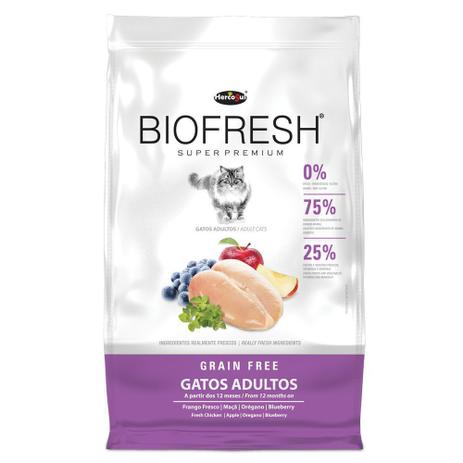 Ração Biofresh Super Premium Gatos Adulto 7,5KG - HERCOSUL Menor preço em Ração Biofresh Super Premium Gatos Adulto 7,5KG - HERCOSUL