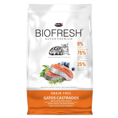 Ração Biofresh Super Premium Gatos Castrados 7,5KG - Hercosul Menor preço em Ração Biofresh Super Premium Gatos Castrados 7,5KG - Hercosul