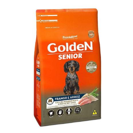 Ração Golden Cães Sênior Raças Pequenas Frango Arroz 10,1kg é ruim? Ração Golden Cães Sênior Raças Pequenas Frango Arroz 10,1kg é boa?