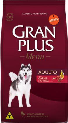 Ração Gran Plus Cães Adultos Sabor Carne e Arroz - 20 Kg Menor preço em Ração Gran Plus Cães Adultos Sabor Carne e Arroz - 20 Kg