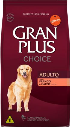 Ração Gran Plus Choice Cães Adultos Sabor Frango e Carne - 15 Kg é boa?