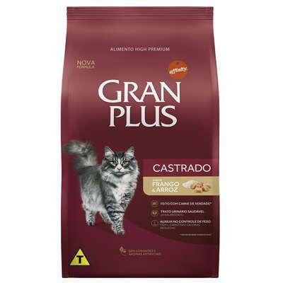Ração Gran Plus Para Gatos Castrados Frango 10kg Menor preço em Ração Gran Plus Para Gatos Castrados Frango 10kg