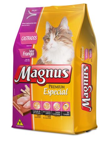 Ração Magnus Premium Especial Gatos Castrados Sabor Frango-10.1 Kg - Adimax Menor preço em Ração Magnus Premium Especial Gatos Castrados Sabor Frango-10.1 Kg - Adimax