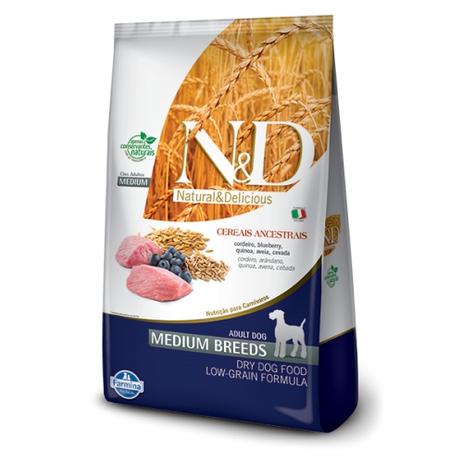Menor preço em Ração ND Low Grain Cordeiro para Cães Adultos de Raças Médias- 10.1KG - Farmina