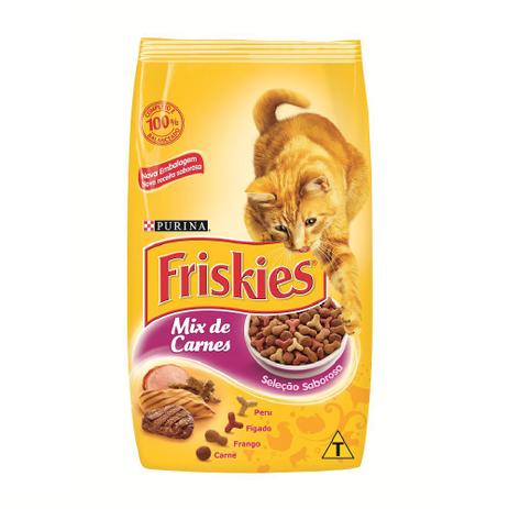 Menor preço em Ração Nestlé Purina Friskies Mix de Carnes para Gatos Adultos 10,1kg
