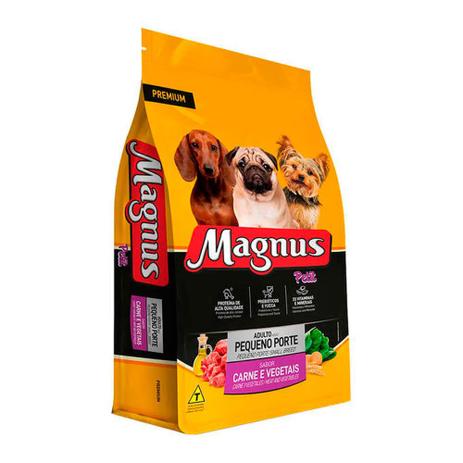 Ração para Cães Adultos Pequeno Porte Magnus Petit Sabor Carnes e Vegetais 3Kg Menor preço em Ração para Cães Adultos Pequeno Porte Magnus Petit Sabor Carnes e Vegetais 3Kg