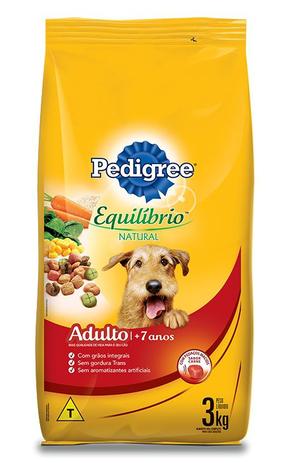 Ração Pedigree Equilíbrio Natural Sênior para Cães Adultos com mais de 7 Anos- 3 Kg é boa?