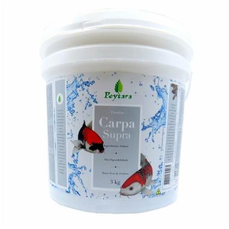 Ração Peixe Poytara Carpa Lago Supra Balde 3kg Menor preço em Ração Peixe Poytara Carpa Lago Supra Balde 3kg