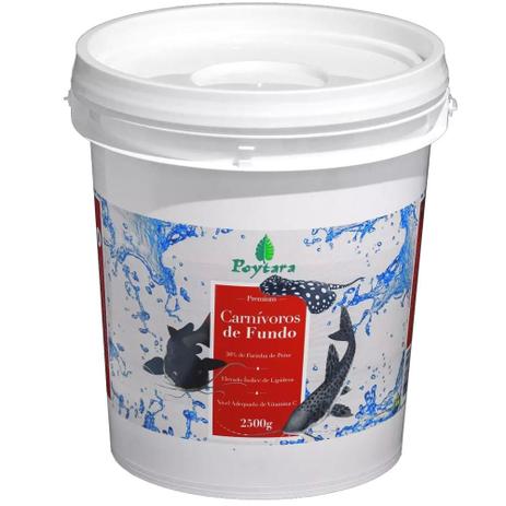 Ração Poytara Carnivoros De Fundo 2500g Menor preço em Ração Poytara Carnivoros De Fundo 2500g