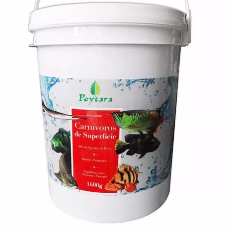Ração Poytara Carnivoros De Superficie 1600g Menor preço em Ração Poytara Carnivoros De Superficie 1600g
