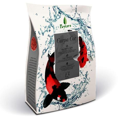 Ração Poytara Carpa Cor 1,5Kg Menor preço em Ração Poytara Carpa Cor 1,5Kg